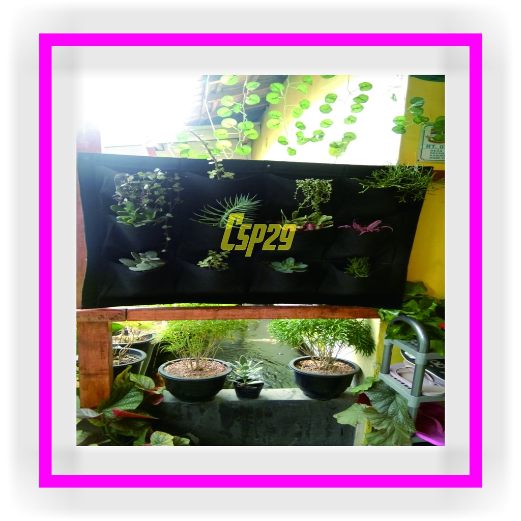 Terbaru  Wall Planter bag untuk Vertical Garden dinding