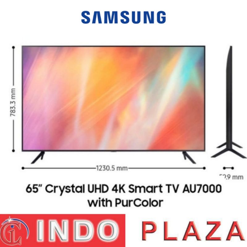 TV SAMSUNG 65 SMART UA65AU7000 4K CRYSTAL ULTRA HD (Khusus Medan)