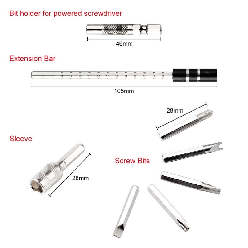 Kunci Obeng  Set 115 in 1 Reparasi Smartphone Laptop Mini Precision Tools Service