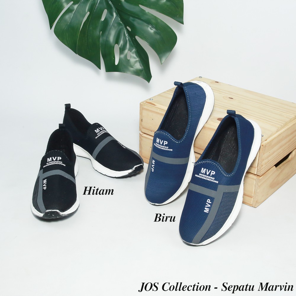 Sepatu Casual Pria Slip On - Sepatu Marvin by JOS Collection