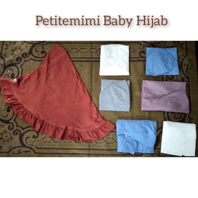 Petite Mimi - Hijab Bayi Kerudung Bayi - SNI - 0-1Tahun- Hijab Pasmina