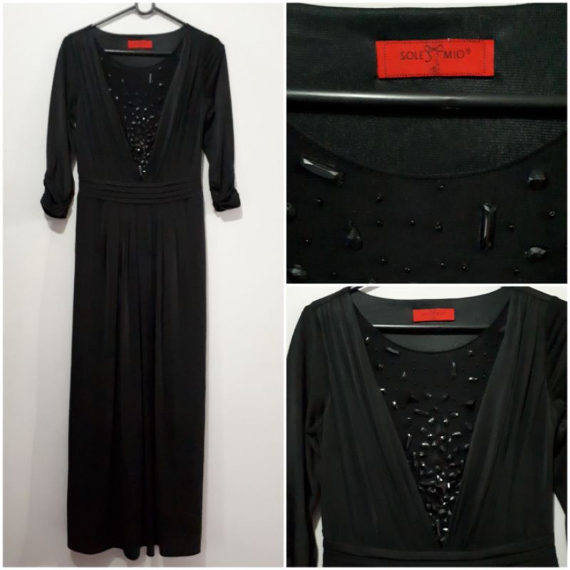 preloved baju pesta dress muslim solemio