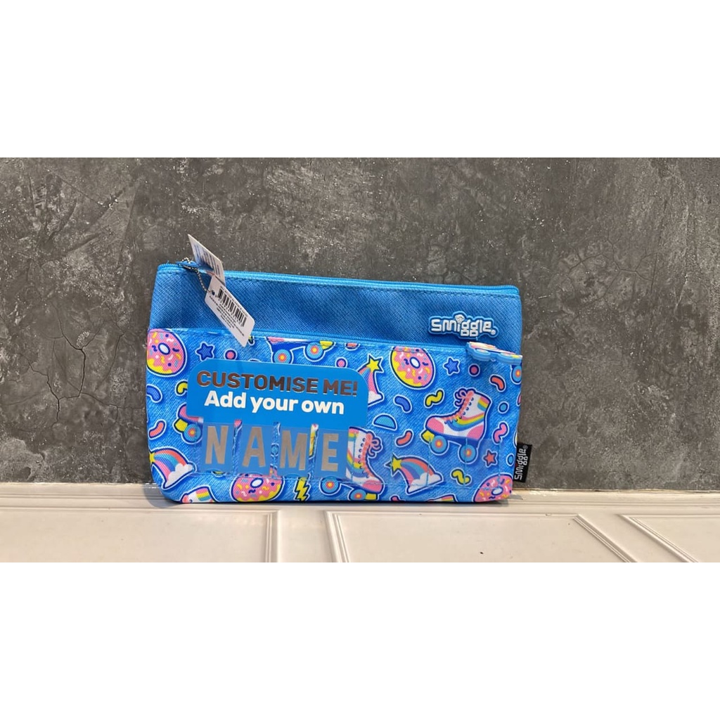 

SMIGGLE PENSILCASE BRIGHT SIDE MIX BLUE- TEMPAT PENSIL SMIGGLE