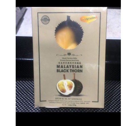

durian musang king black Thorn malaysian frozen 400 gram