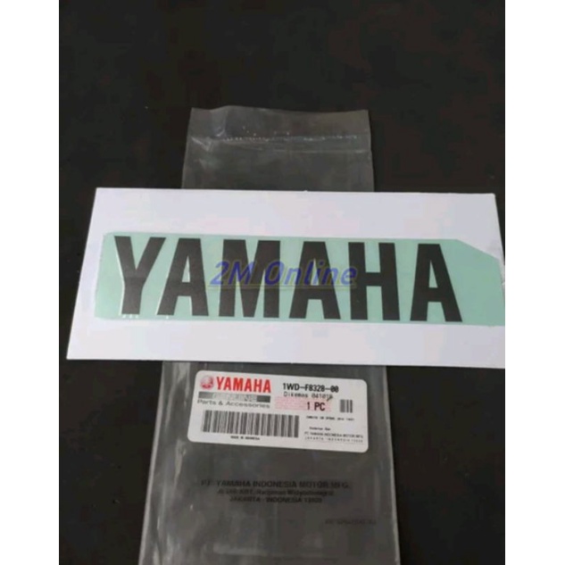 Emblem Sticker Yamaha Fairing R25 Grey Ori YGP 1WD-F8328-00
