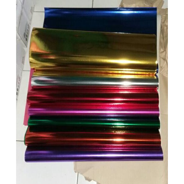 kertas emas warna warni/kertas kilat