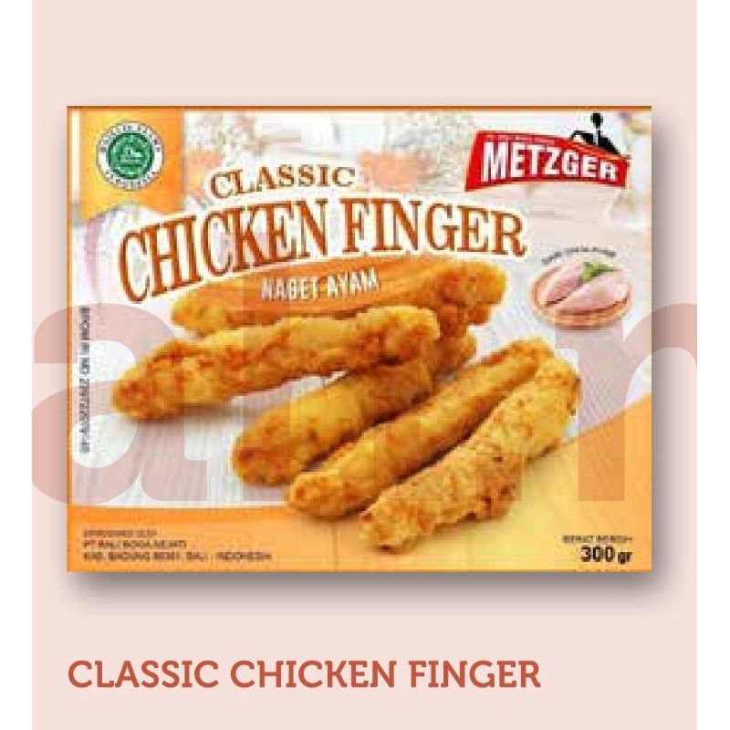 

Classic Chicken Finger Chicken Nugget Breast Meat Metzger HALAL