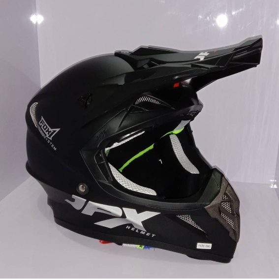 HELM JPX TRIL HITAM DOFF JPX SOLID