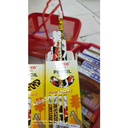 

PENSIL LUCU JOYKO MOTIF ANIMAL isi 1pack 12pcs PROMO