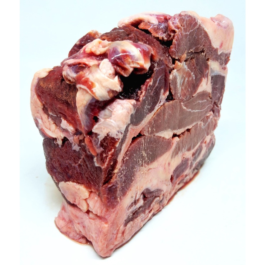

Head Meat / Tetelan Daging Kepala Sapi Import Kemasan @1 kg
