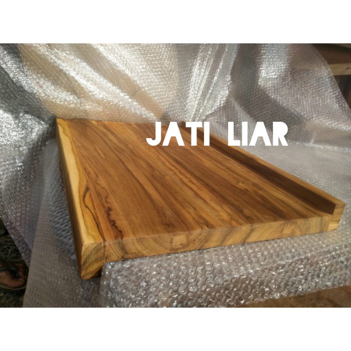 Telenan - Talenan Adonan Kue Kayu Jati Talenan Serbaguna 40X60X3Cm Jati Asli