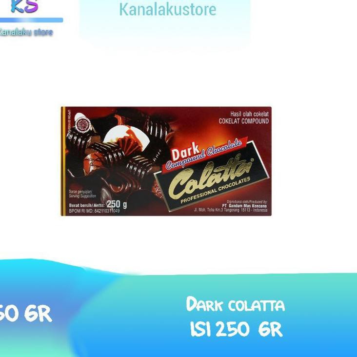 

(TERBARU) >> 198MRN DARK COLATA/COLATTA COKLAT BATANG 250GR