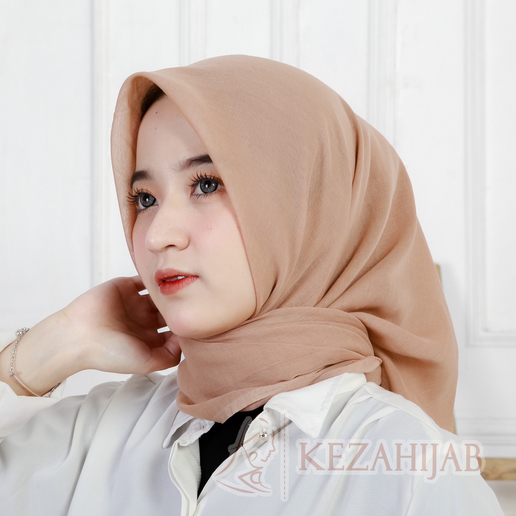 Segiempat Paris Premium/Hijab Paris Import By Kezahijab