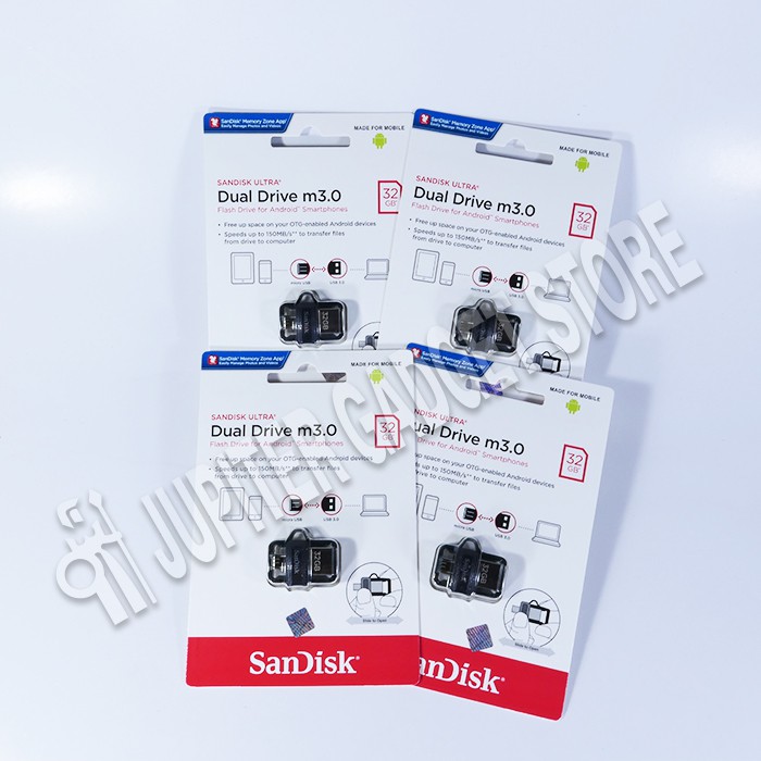 Sandisk Flash Dual Drive USB Drive 3.0 32gb