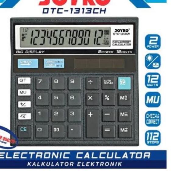 

CALCULATOR JOYKO DTC 1313CH / KALKULATOR 12 DIGITS ,,