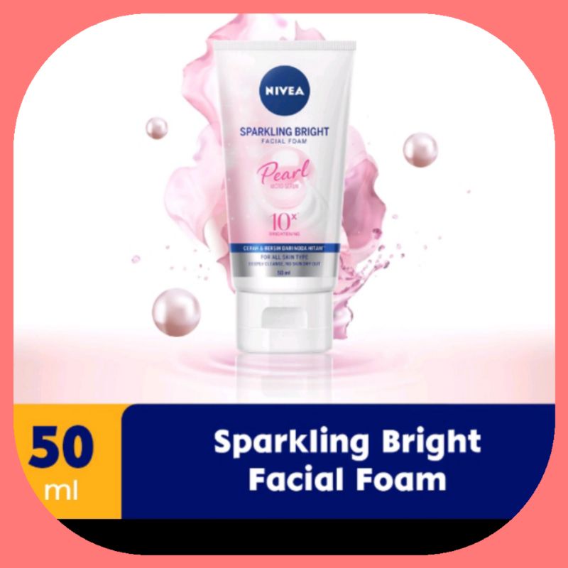 Jual Nivea Sparkling Bright Whitening Facial Foam Shopee Indonesia