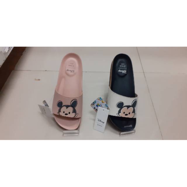 Sandal Slop Disney Mickey Dan Minnie Nevada Wanita Original