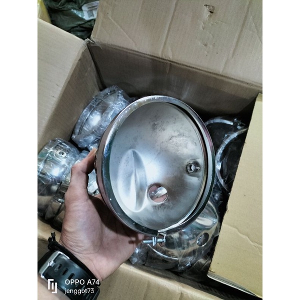 Batok L2G chrome press bahan tebal