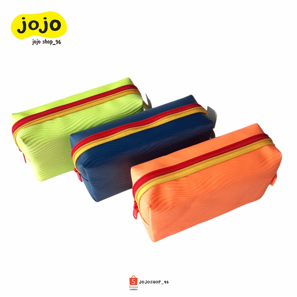 

Pencil Case I Tempat Pensil Kain Ritsleting SHINTOENG ST-219 Jumbo Salur