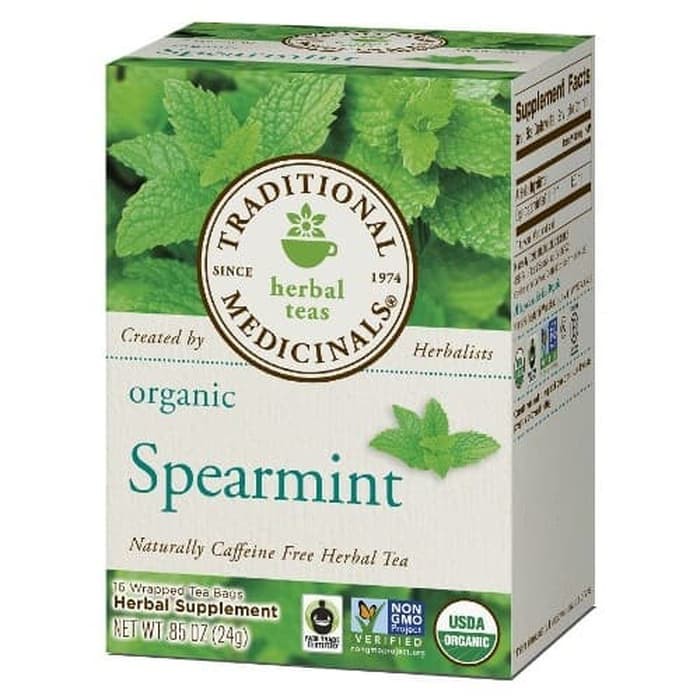 

Traditional Medicinals Medicinal Organic Spearmint Tea / Teh Organik