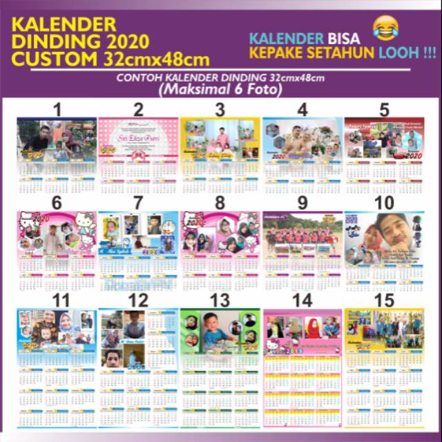 

Kalender Custom 2020 Bisa Pasang Foto Sesuai Keinginan Anda