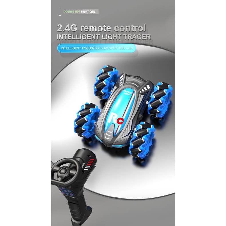 Gesture Stunt Drift 360 Derajat Mobil RC remote sensor jam tangan