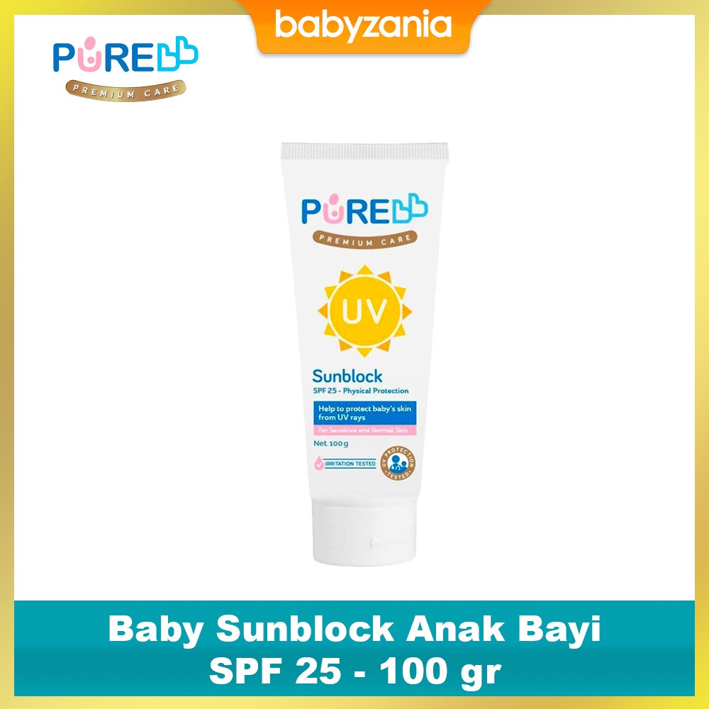 Pure BB Baby Sunblock Cream Tabir Surya Anak Bayi SPF 25 - 100 gr