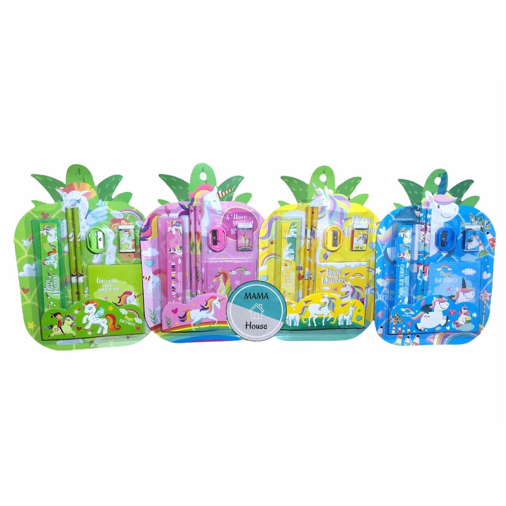 

Set Alat Tulis 6 in 1/Set Stationary Alat Tulis Anak Bentuk Nanas