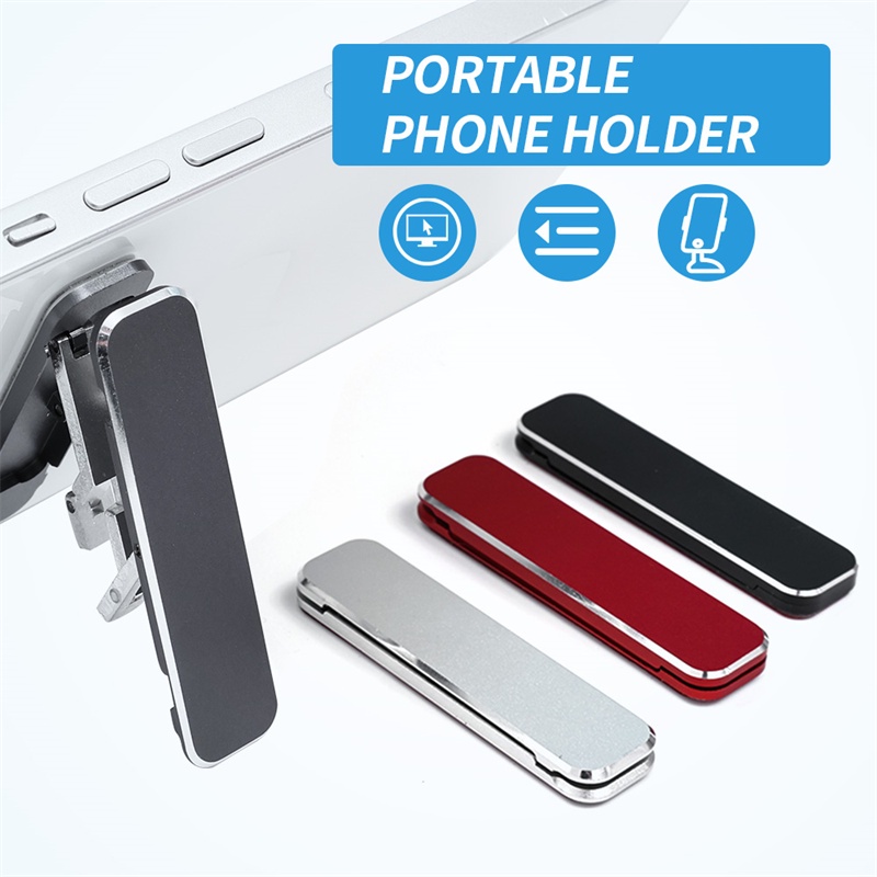 Stand Holder Lipat Mini Portable Adjustable Bahan Alloy Multi Warna Untuk Handphone Universal