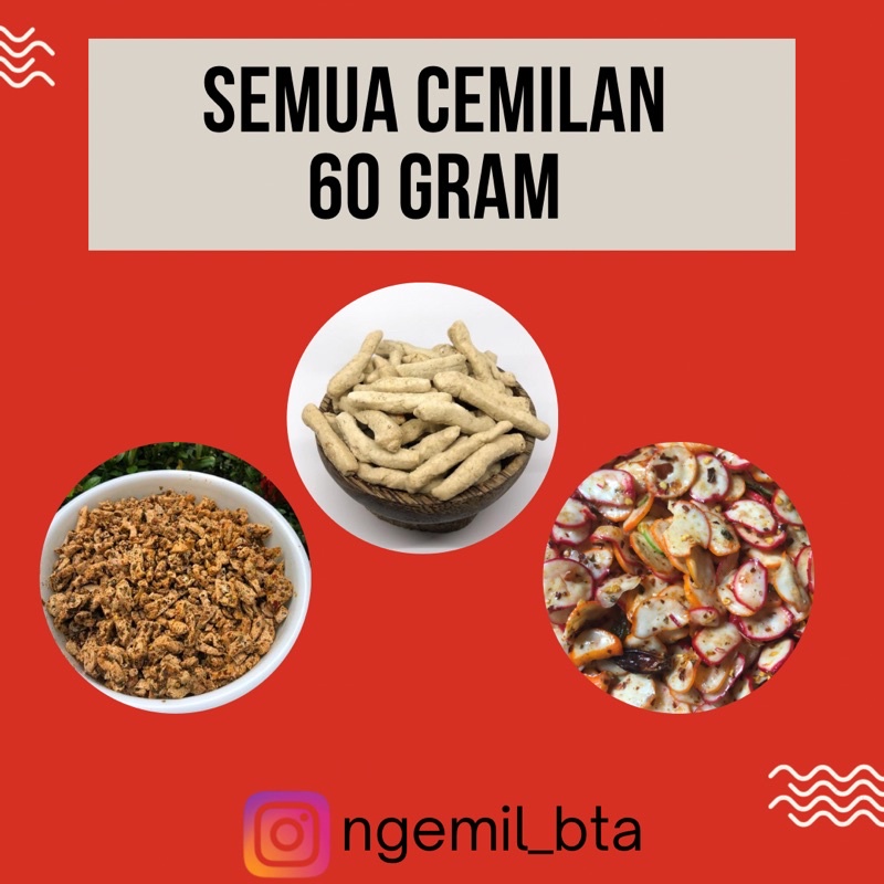 

VARIAN CEMILAN 60 GRAM