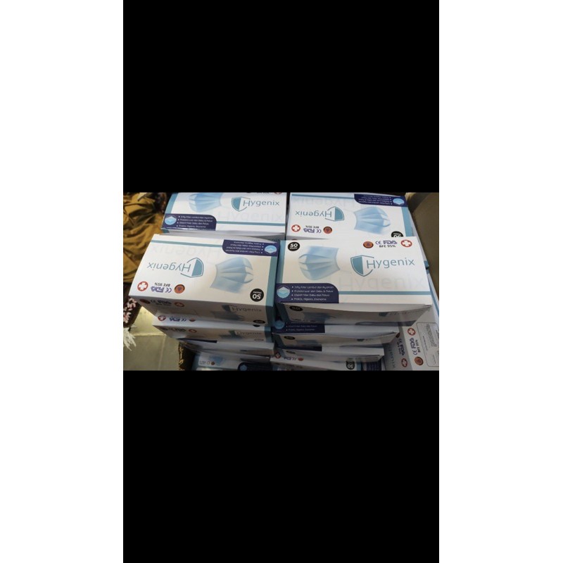 MASKER EARLOOP HYGENIX/MASKER EARLOOP 3ply