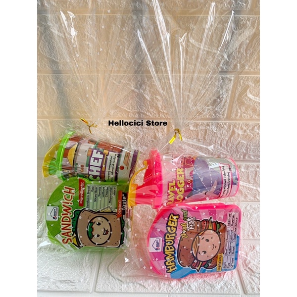 

PARCEL KOTAK MAKAN ROTI + GELAS TUMBLER BIGY KEMASAN ULTAH