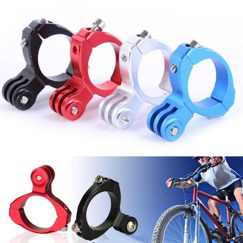 Bike Handlebar Seatpost Mount for GoPro Xiaomi Yi Murah Handle Bar Action Camera Sepeda