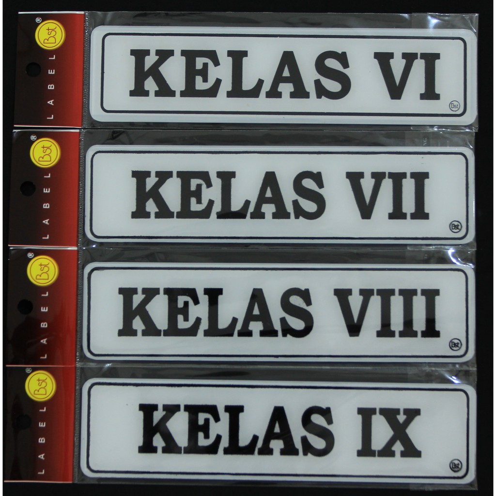 Jual Label Akrilik Kelas Indonesia|Shopee Indonesia