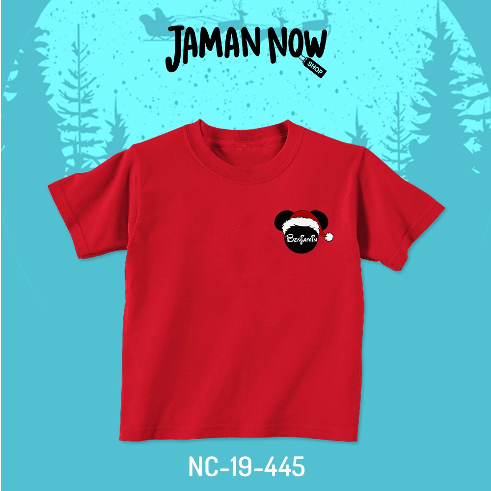 BAJU KAOS  NATAL  BAYI DAN ANAK  COWOK CEWEK BAHAN ADEM 