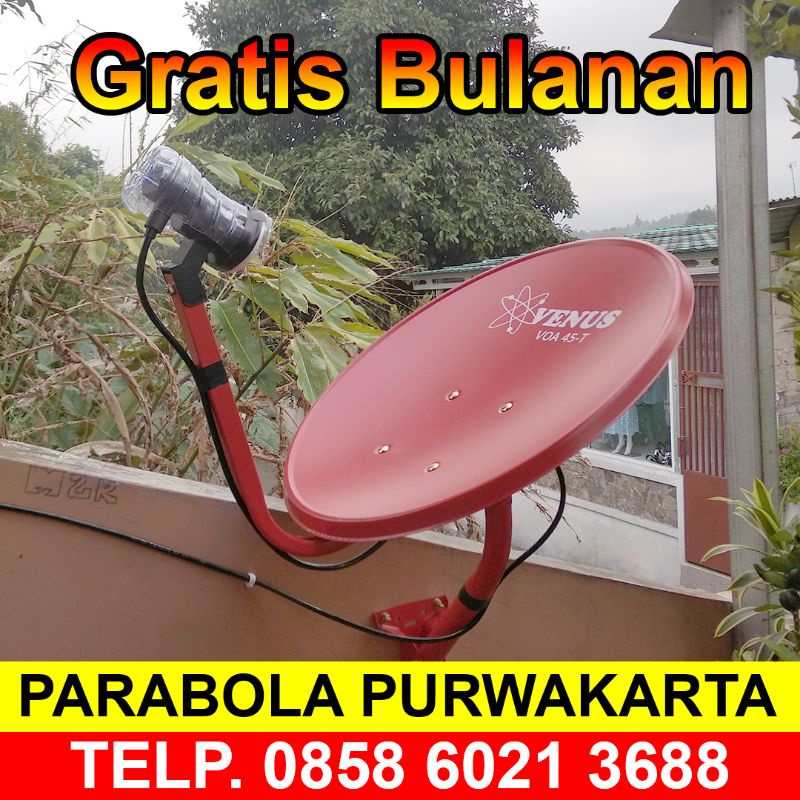 Parabola Mini K-VISION pemasangan Area Purwakarta