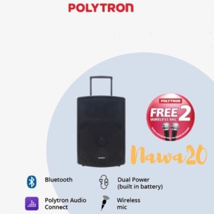 PROFESSIONAL ACTIVE SPEAKER POLYTRON PASPRO15F2/PASPRO 15F2 Termurah