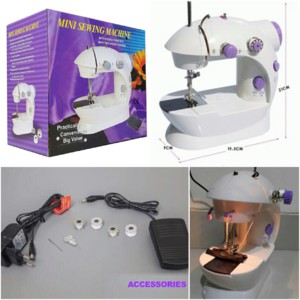 [UNIK88] MESIN JAHIT PORTABLE 202 ( mini portable sew machine )