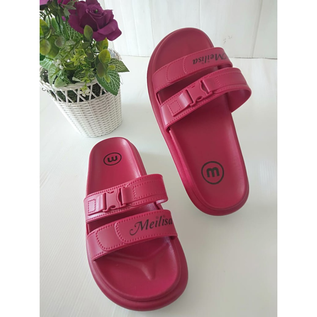 gos SANDAL IMPORT WANITA Sandal Wanita Murah Slip Casual Teplek Sendal Cewek Flat Kekinian