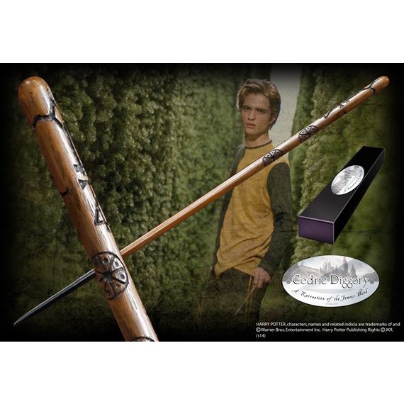CEDRIC DIGGORY WAND / TONGKAT SIHIR HARRY POTTER MURAH REPLIKA 1:1 METAL CORE FREE GIFT HOGWARTS EXP