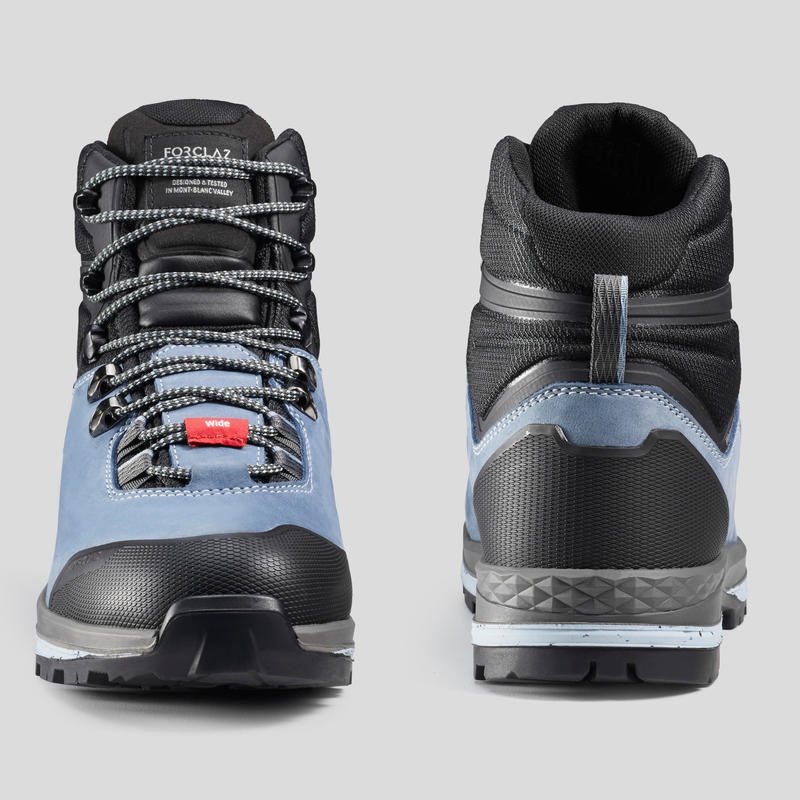 FORCLAZ TREK100 Sepatu Boot Kulit Wanita Hiking Trekking