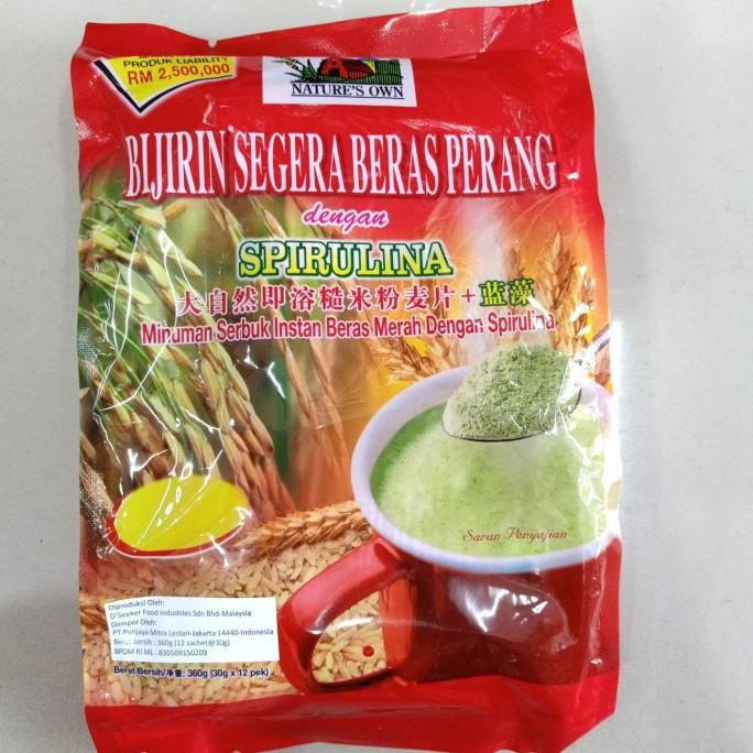 

Bijirin Segera Beras Perang dan Spirulina 30gx12 pek Produk Terlaris