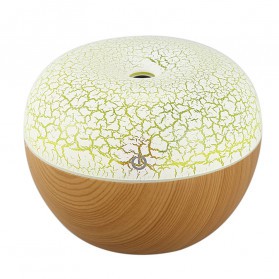 Taffware Ultrasonic Humidifier Aroma Essential Oil Diffuser Wood Design 130ml - HUMI AUG17 - Light