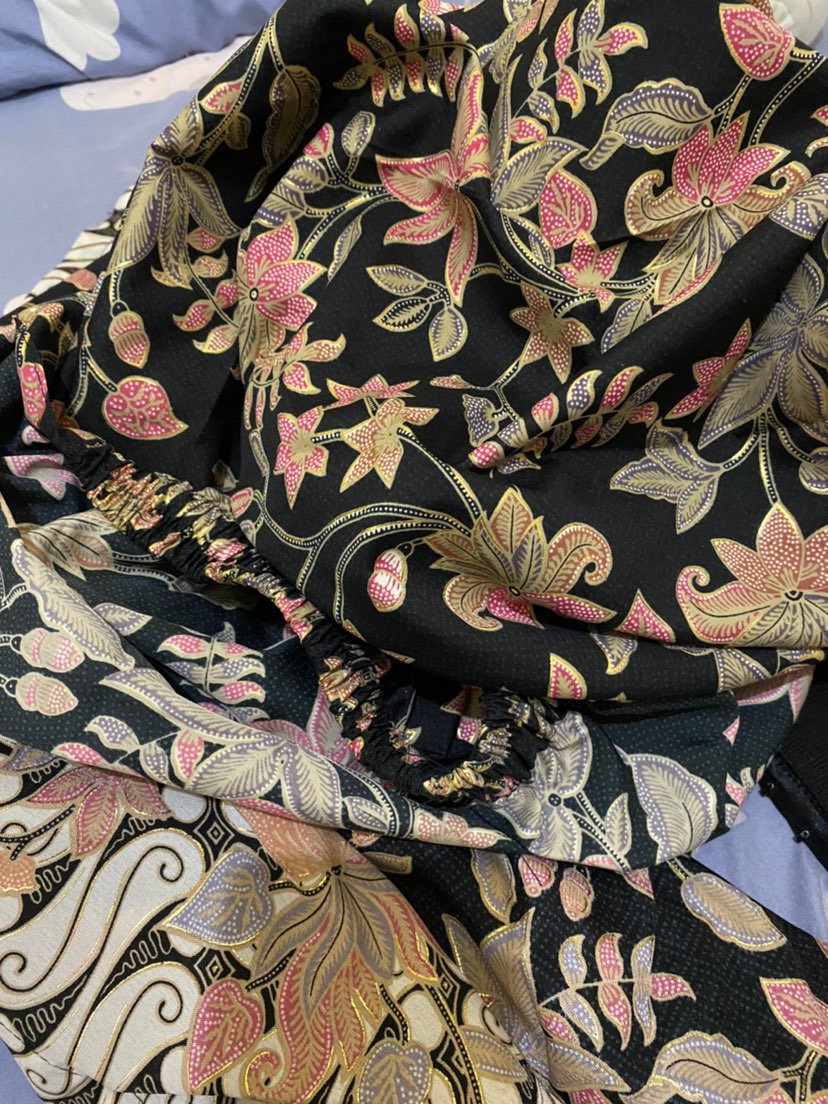 Daliyu Kemeja Batik Formal Pria Lengan Panjang Couple / M L Xl Xxl