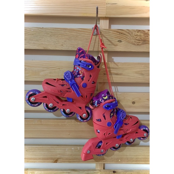 Unik Sepatu Roda Inline Skate Anak Flying Eagle NT2 Pink - S 28-32 Diskon