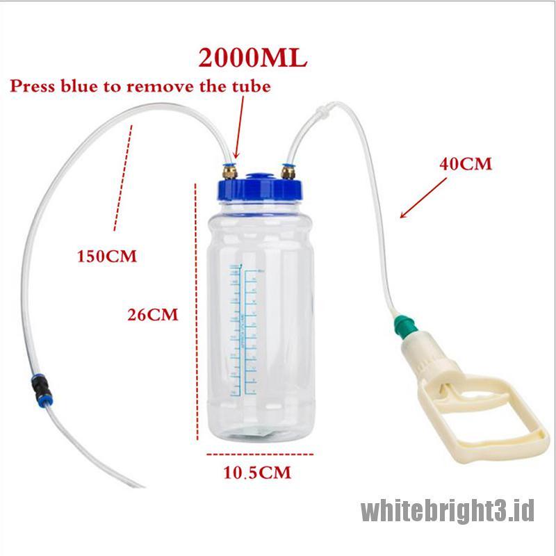 Pompa Hisap Manual Universal 2L Warna Putih Untuk Mengganti Oli