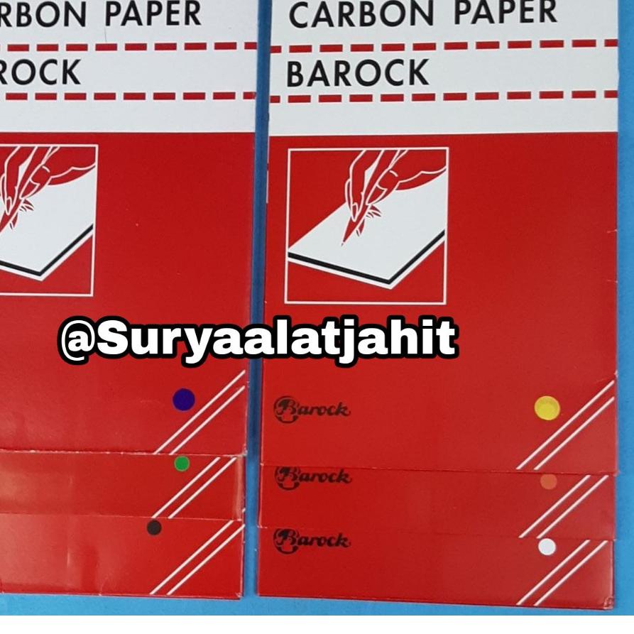 

Berkualitas Karbon Paper jahit Barock 1Pak@+/-50 lembar =rp.24.000/1pak