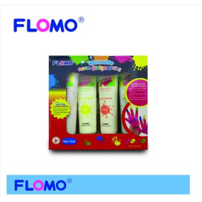 

Flomo Finger Paint Set - Washable & Non Toxic