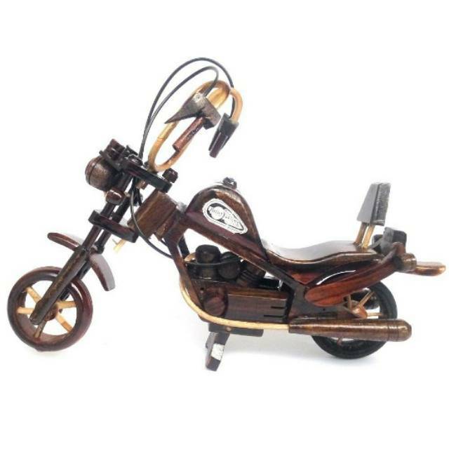 TERMURAH! Miniatur Motor Harley Davidson Ukuran Besar 30 cm- Mainan Anak Edukatif dan Souvenir Jogja