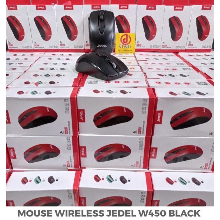 MOUSE WIRELESS JEDEL W450 MOUSE WIRELESS MURAH - DISASS JOGJA